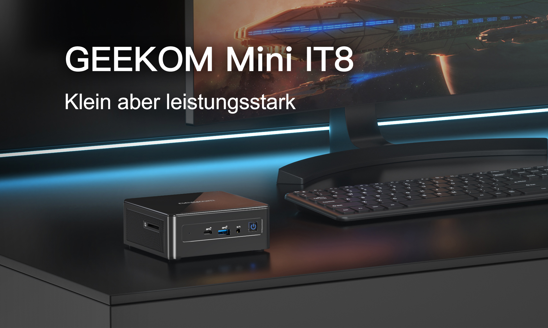 GEEKOM Mini IT8 Klein aber leistungsstark