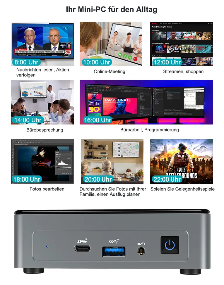 GEEKOM Mini PC MiniAir-11-Ihr Mini-PC für den Alltag