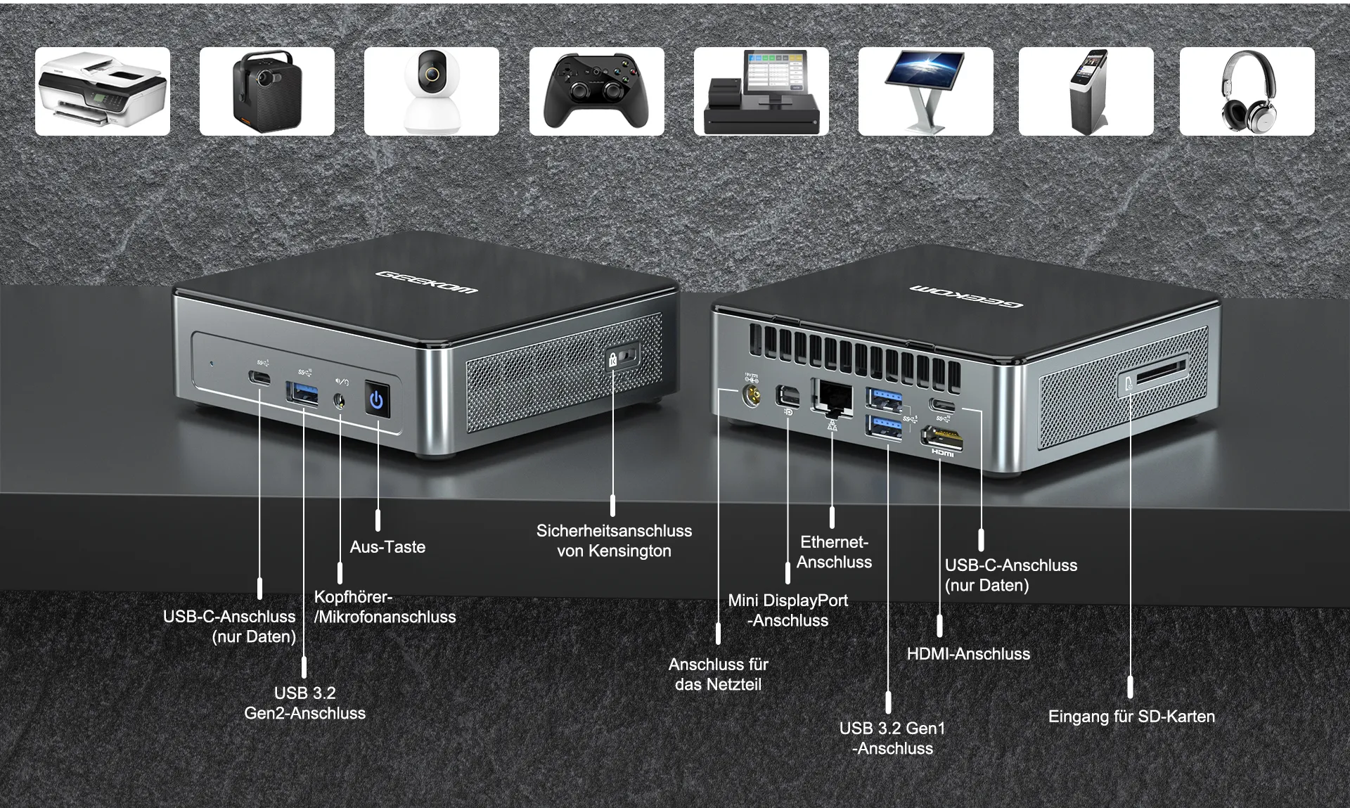 GEEKOM MiniAir-11-Mini PC Multiport