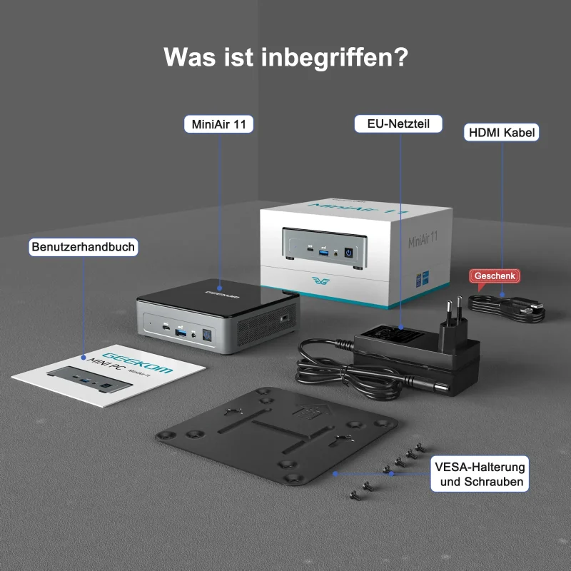 MiniAir 11 Was ist inbegriffen