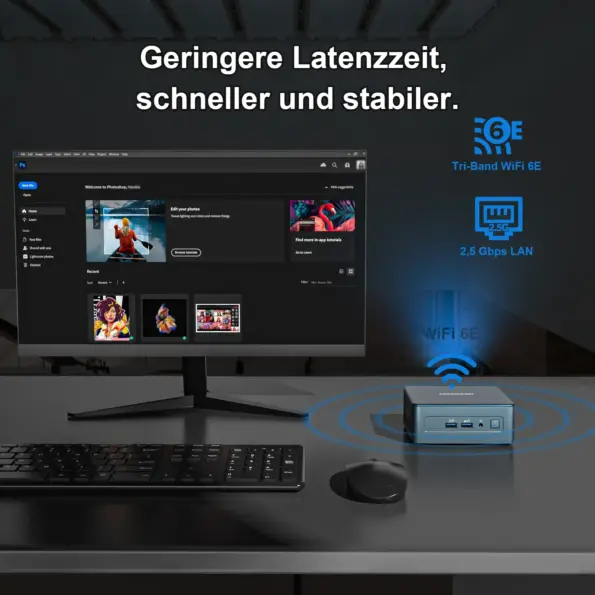 GEEKOM Mini IT12 Geringere Latenzzeit,schneller und stabiler (1)