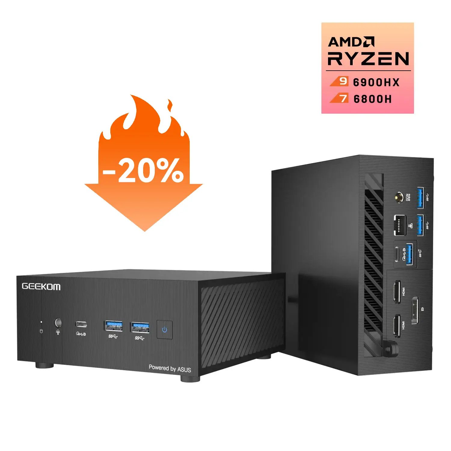 GEEKOM AS 6 AMD-Prozessoren der Serie Ryzen