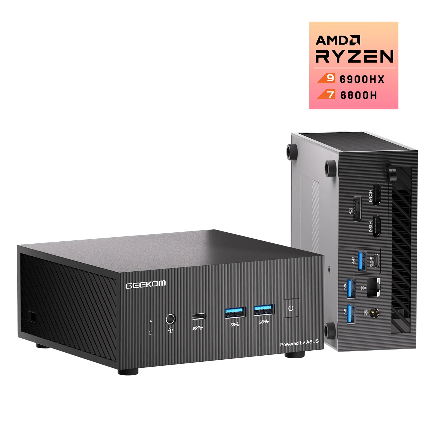 GEEKOM AS6 Mini PC AMD CORE R9-6900HX R7-6800H