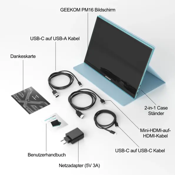 GEEKOM PM16 Lieferumfang