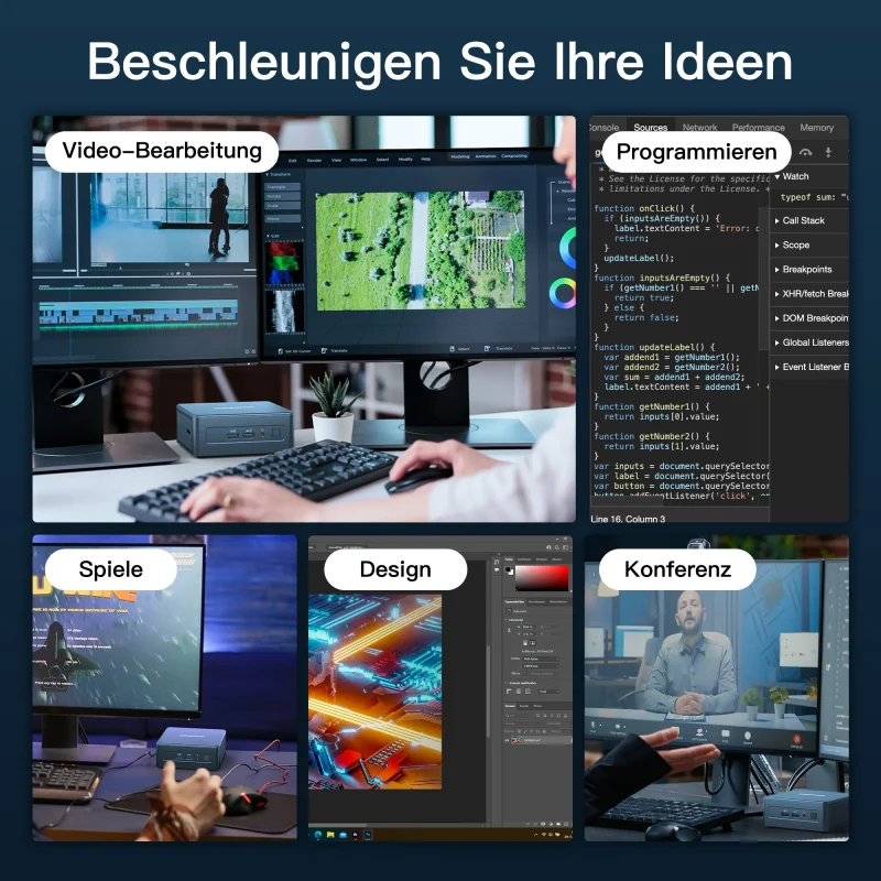 Vielseitiger Mini-PC