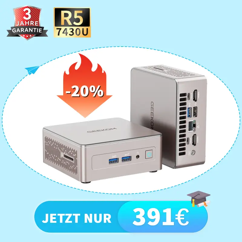 GEEKOM A5 Mini PC｜AMD Ryzen™ 7 5825U Mini PC | GEEKOM Deutschland