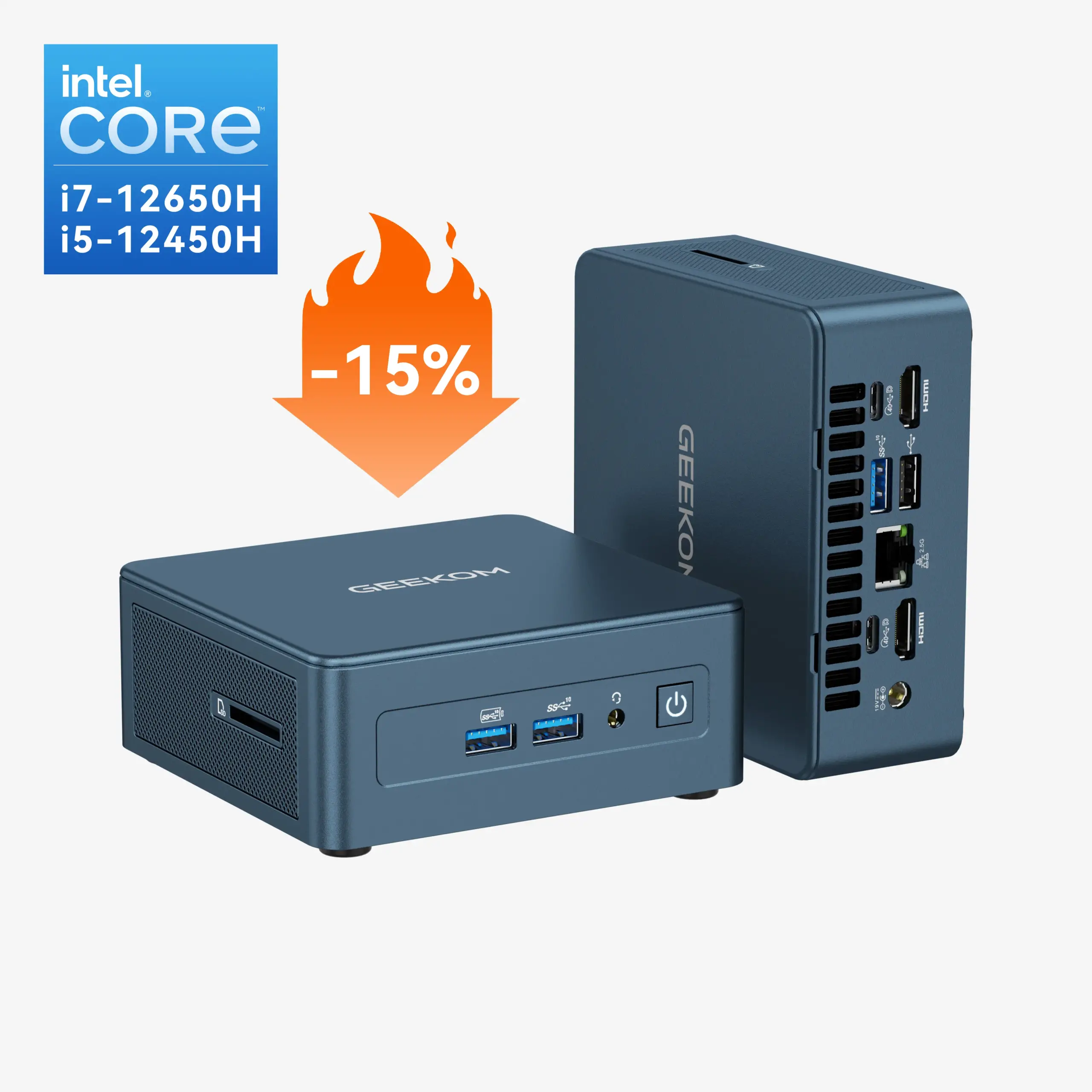 GEEKOM Mini IT12 Mini-PC mit Intel Core i5-12450H | i7-12650H