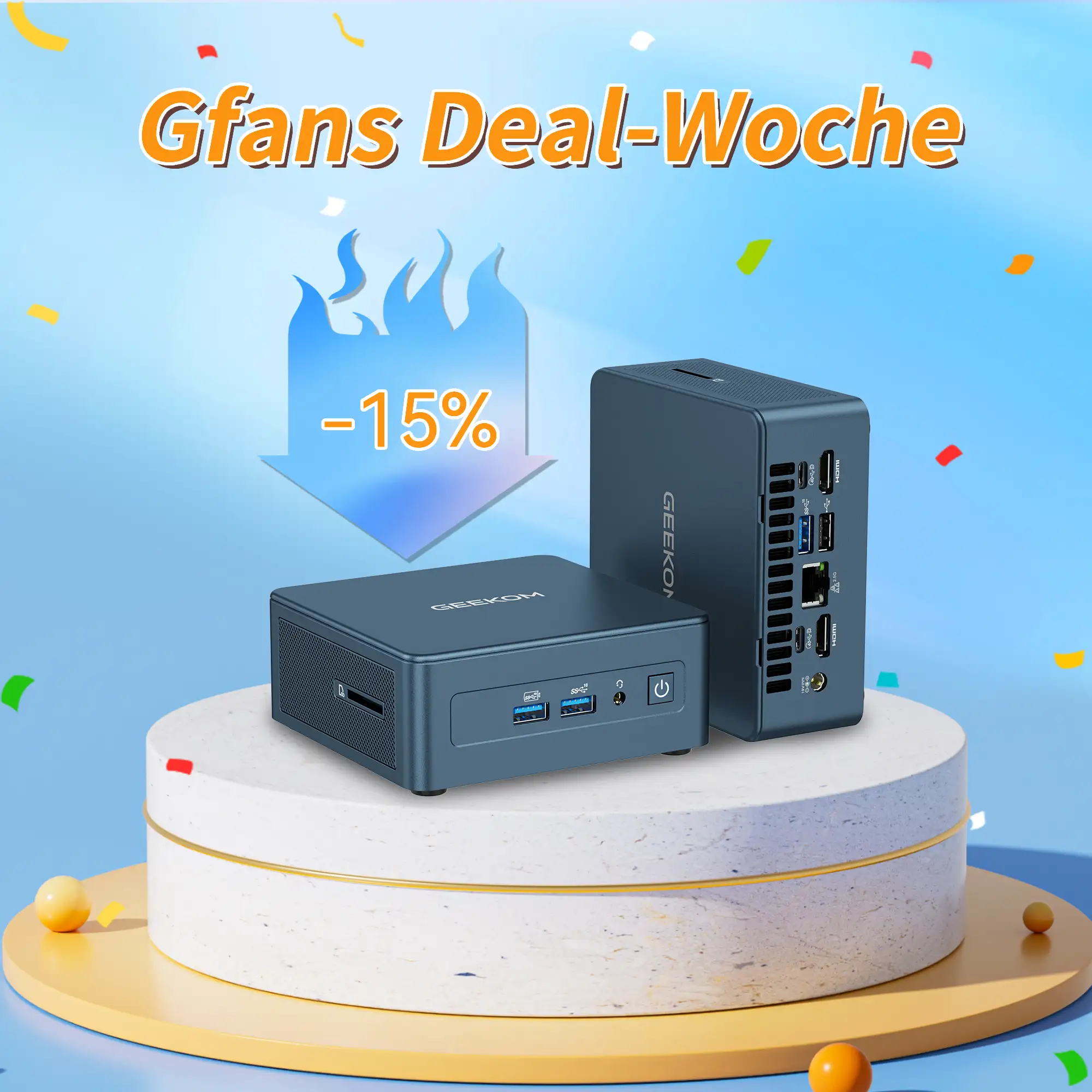 GEEKOM Mini IT12 Mini-PC mit Intel Core i5-12450H
