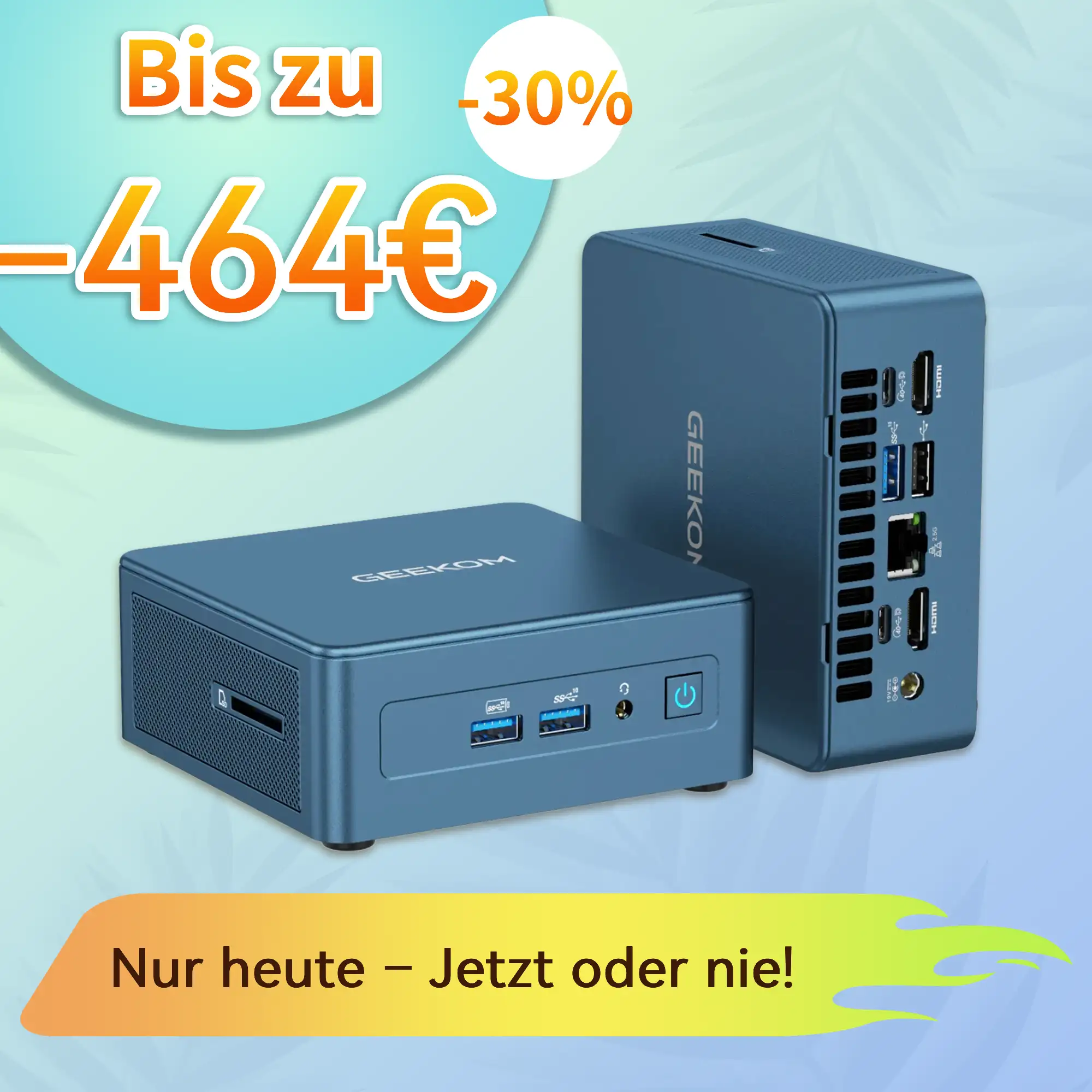 GEEKOM Mini IT13 Mini-PC mit Intel® Core™ i9/i7 der 13. Generation