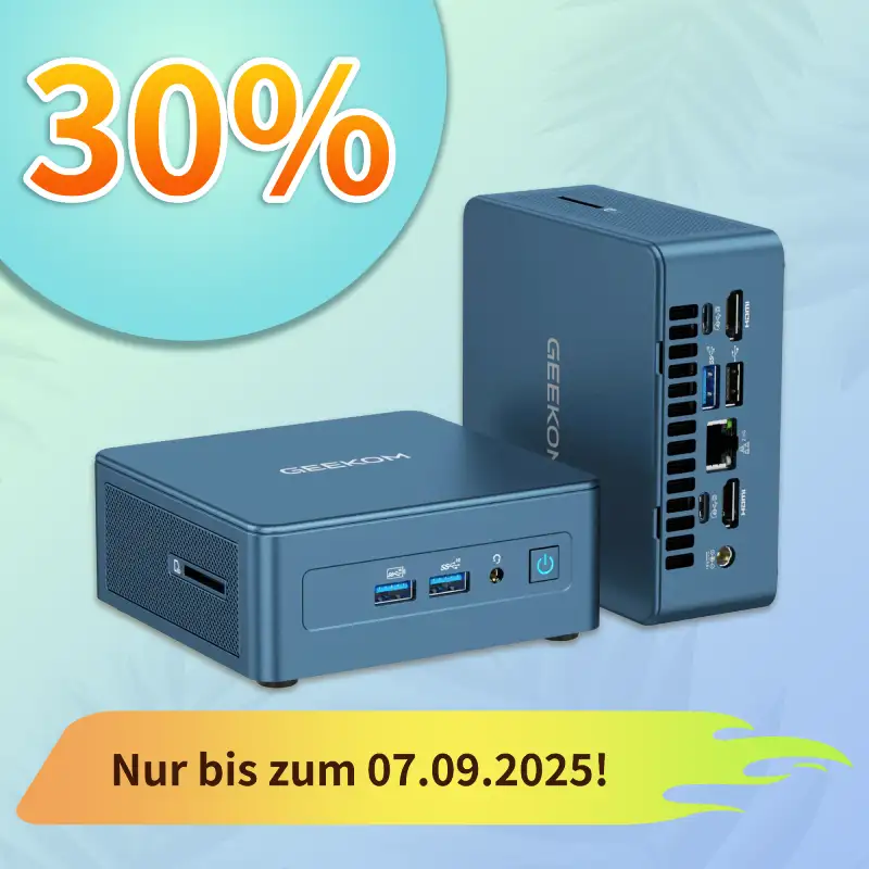 GEEKOM Mini IT13 Mini-PC | Intel® Core™ i9-13900H | i7-13700H