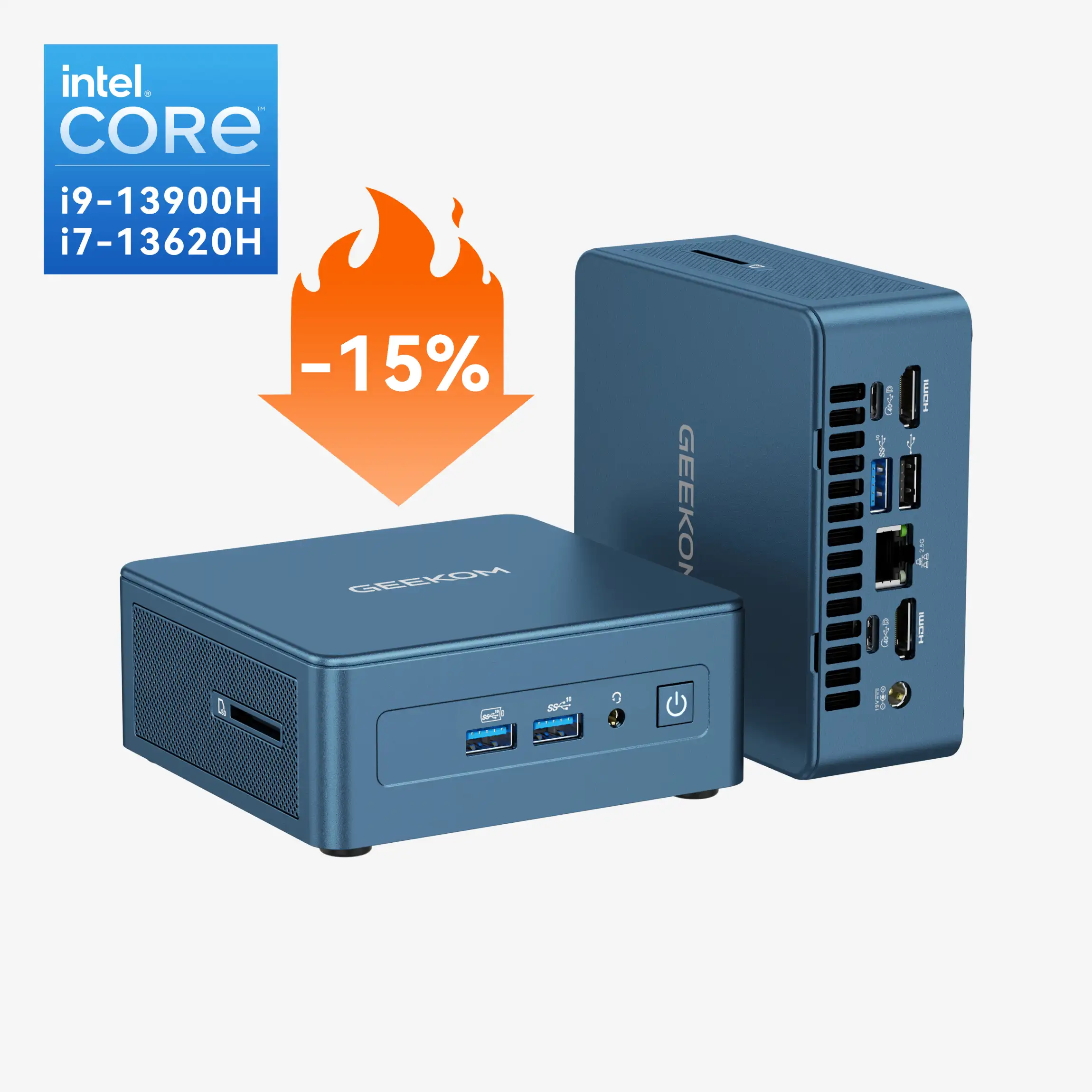 GEEKOM Mini IT13 Mini-PC mit Intel® Core™ i9/i7 der 13. Generation
