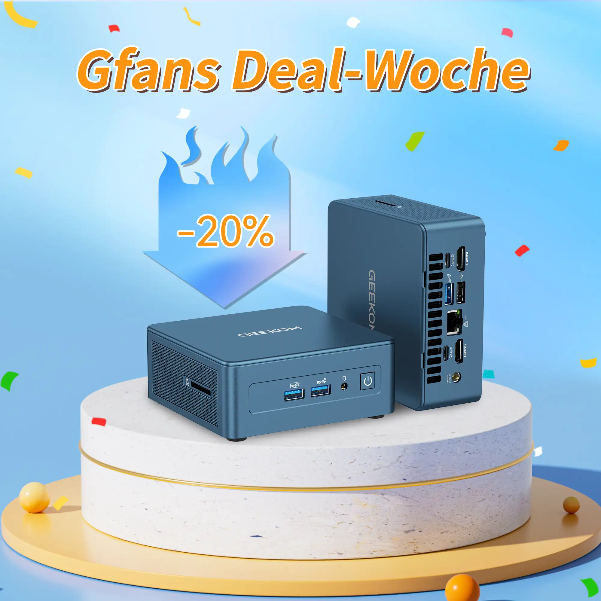 GEEKOM Mini IT13 Mini-PC mit Intel® Core™ i9/i7 der 13. Generation