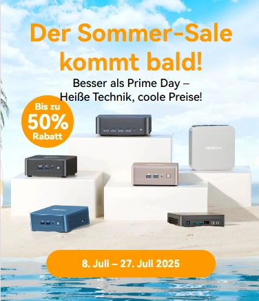 Der Sommer-Sale kommt bald! Bis zu 50% Rabatt.