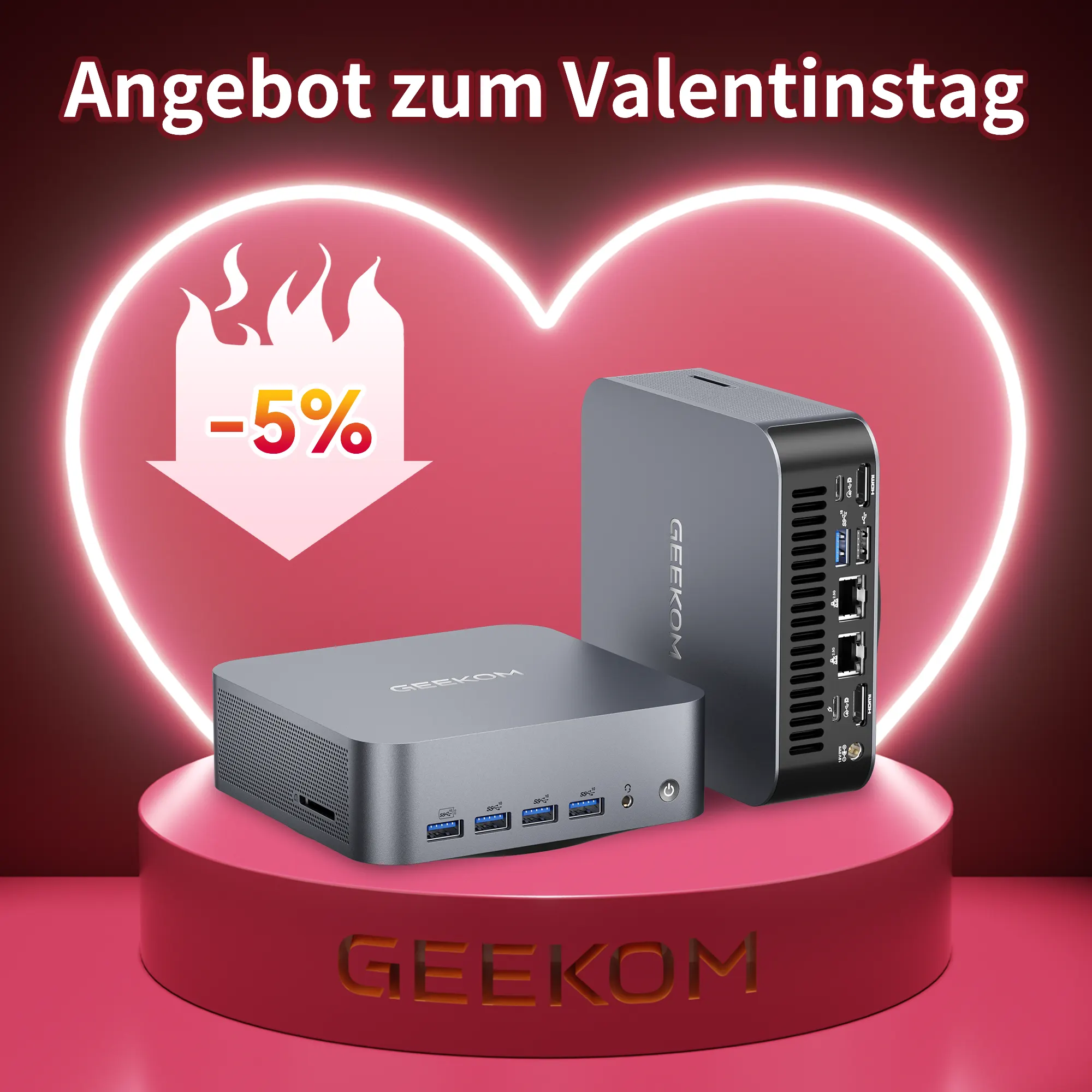 GEEKOM Mini FUN9 Intel Core i9-9980HK der 9. Gen Mini PC GEEKOM Mini FUN9 Intel Core i9-9980HK der 9. Gen Mini PC