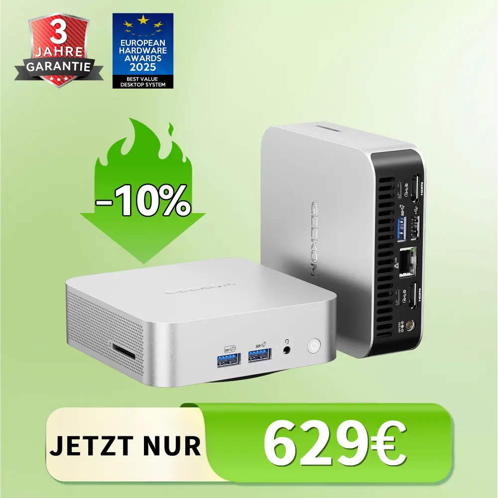 GEEKOM A6 Mini PC｜AMD Ryzen™ 7 6800H Mini PC