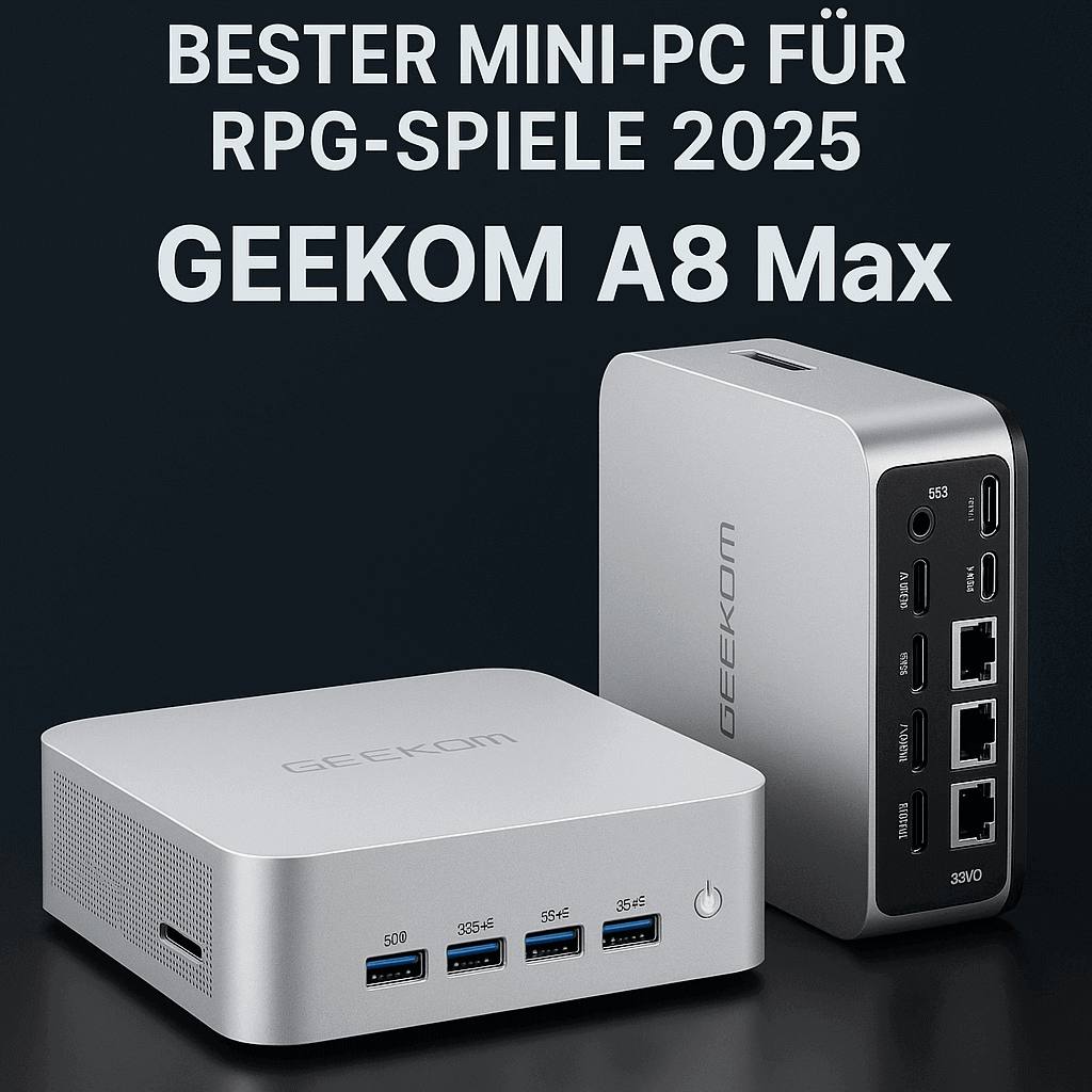 Bester Mini-PC für RPGs – GEEKOM A8 Max