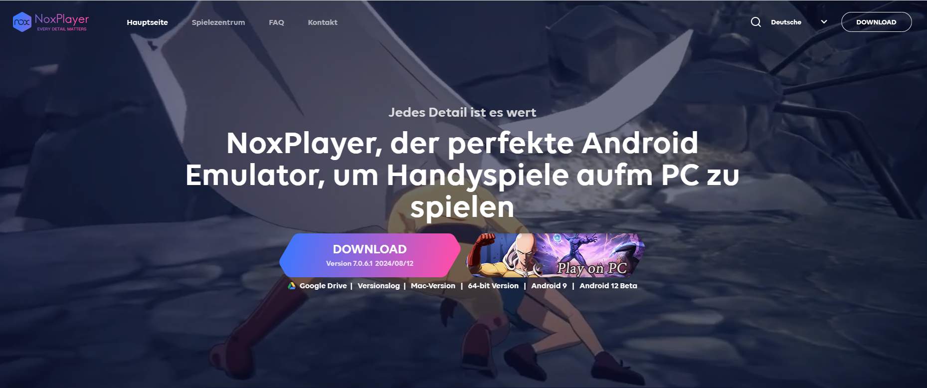 Wie man Mobile Games auf dem PC spielt: Noxplayer: Android-Emulator für PC