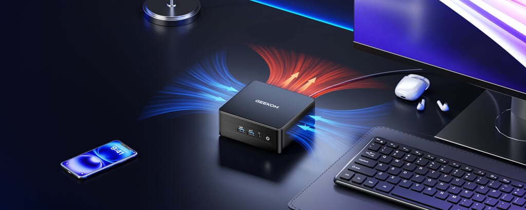 GEEKOM-IT15-Mini-PC mit IceBlast 2.0 für Kühlung