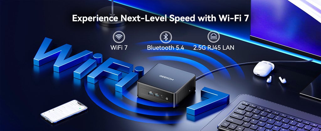 GEEKOM IT15 mini-PC mit Wi-Fi 7
