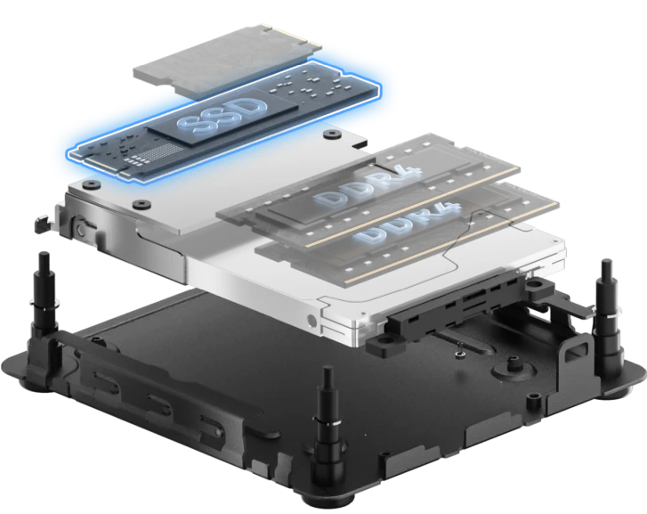 M.2 2280 NVMe PCIe Gen 4.0 x4 SSD Bis zu 2 TB