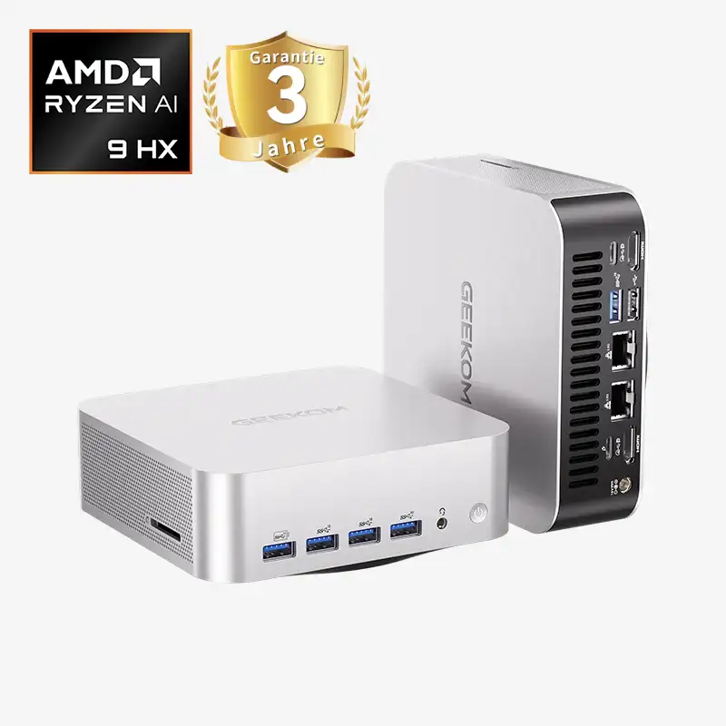 Geekom A9 MAX Mini PC mit AMD Ryzen AI 9 HX 370