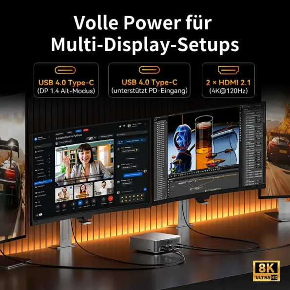 Geekom A9 MAX Mini PC: Volle Power für Multi-Display-Setups