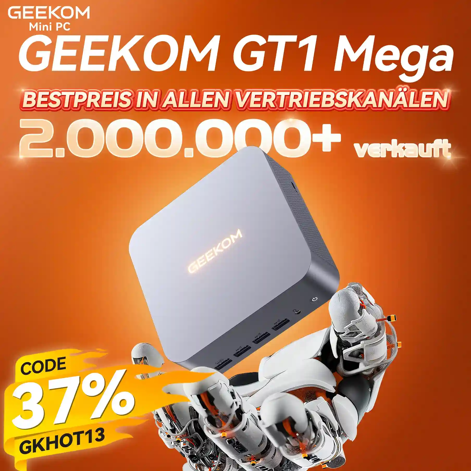 GEEKOM GT1 Mega Mini AI PC
