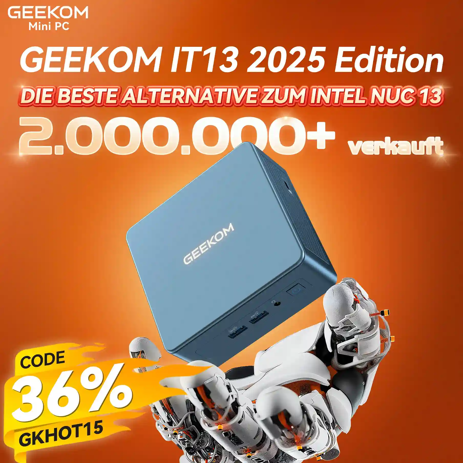 GEEKOM IT13 2025 Edition Mini-PC