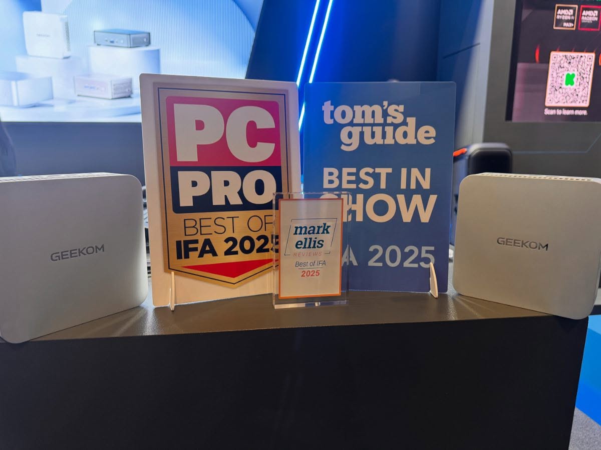 Anerkennung auf der IFA – GEEKOM A9 MEGA