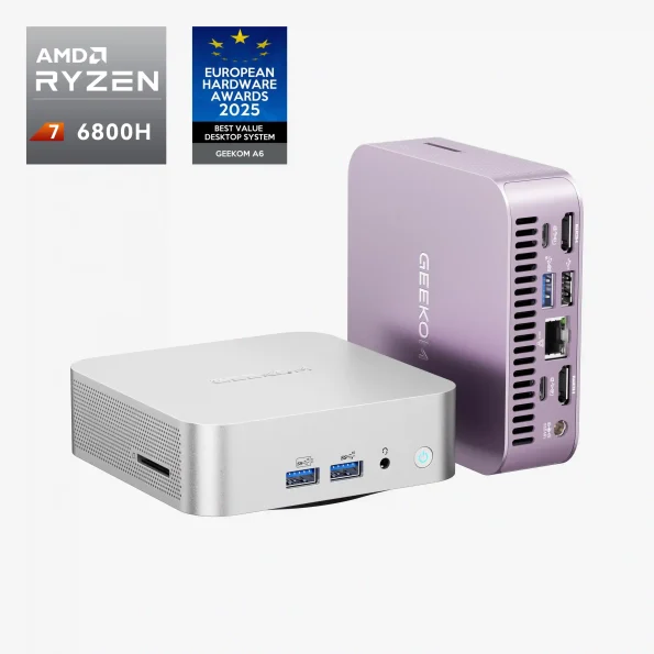 mini pc linux: GEEKOM A6 Mini PC