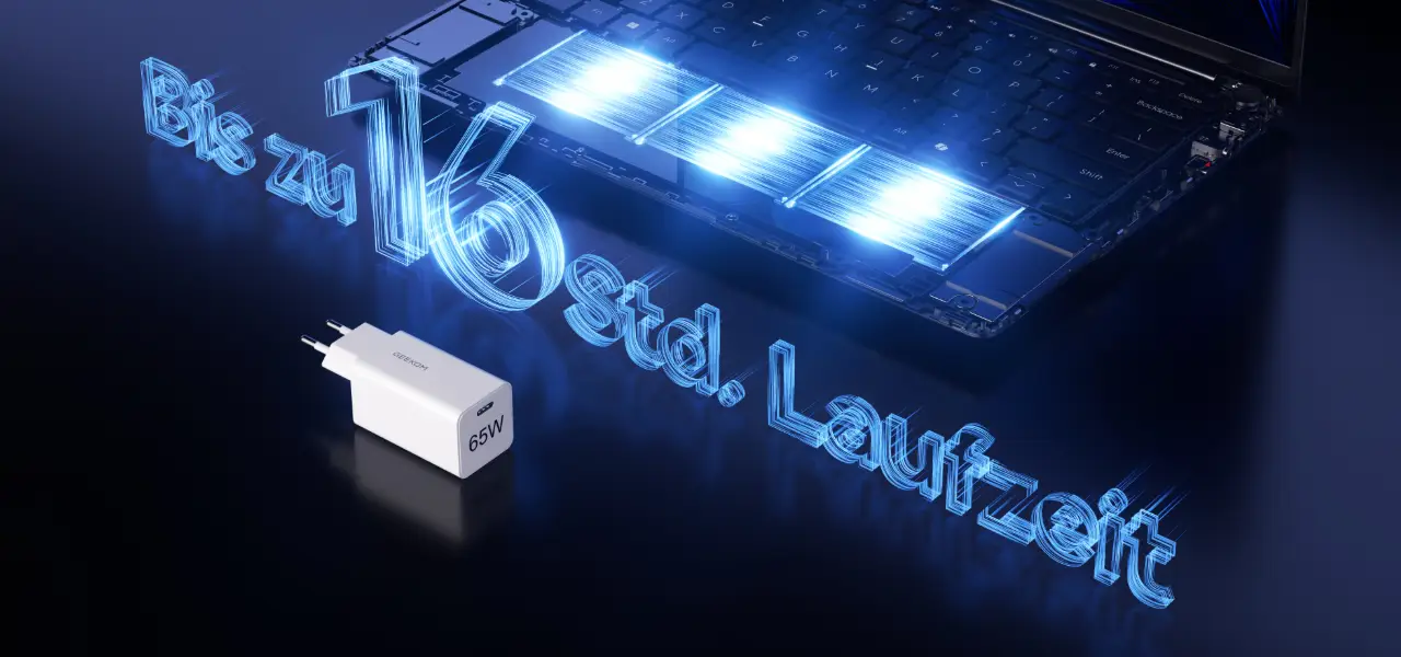 Das x14 Pro bietet eine Akkulaufzeit von 16 Stunden.