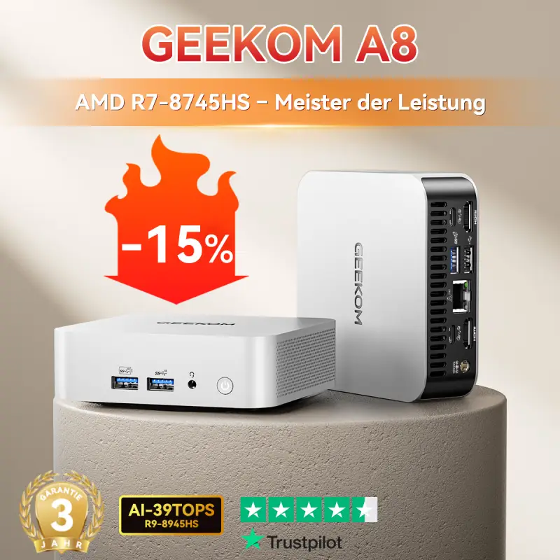 GEEKOM A8 Mini-PC