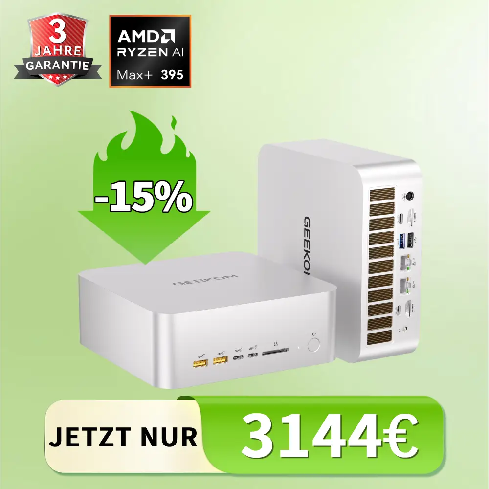 GEEKOM A9 Mega Mini-PC | AMD Ryzen™ Al Max+ 395