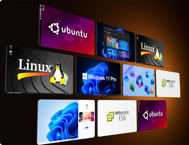 A7 Mini PC unterstützt mehrere Betriebssysteme.