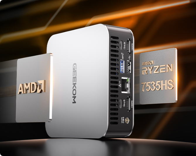 AMD Ryzen™ 5 7535HS – leistungsstarke Zen-3+-Architektur für effizientes und reaktionsschnelles Multitasking.