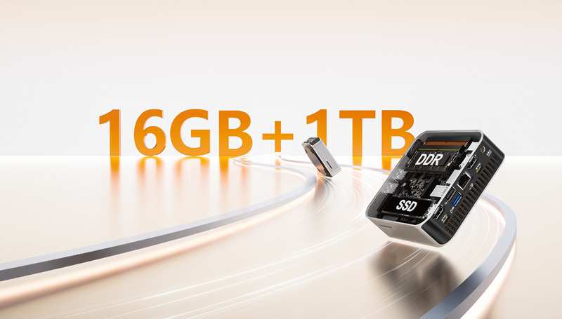 16 GB RAM und 1 TB SSD.