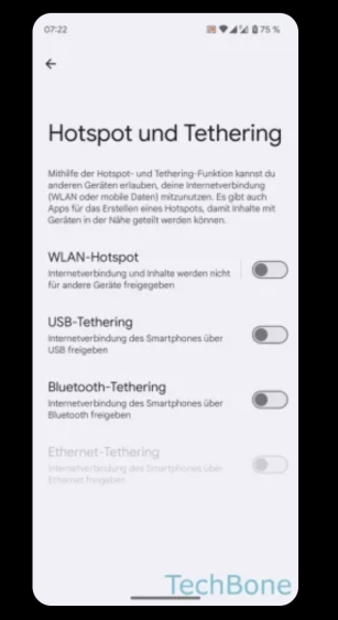Hotspot & Tethering Screenshot