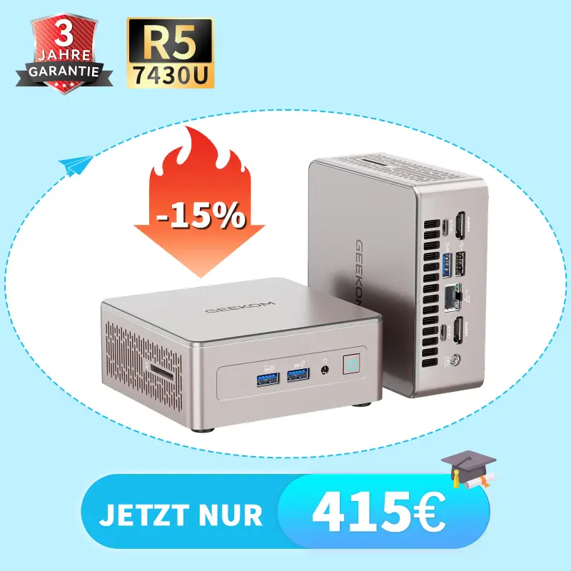 GEEKOM A5 Mini PC｜AMD Ryzen™ 7 5825U Mini PC | GEEKOM Deutschland
