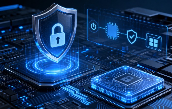 Secure Boot und TPM 2.0 auf einem Windows 11 Laptop