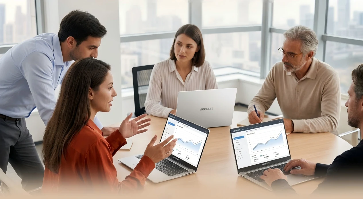 business laptop banner